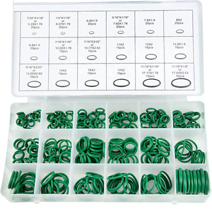 270 pièces 18 tailles climatisation HNBR joints toriques voiture Auto réparation outils caoutchouc climatisation réfrigérant anneau ensembles outils - Product Image 3