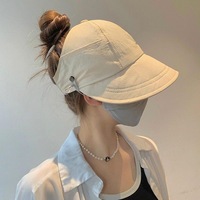 Sombreros de Verano Plegables para Mujer, con Protección Solar, Ala Ancha, para Playa, Béisbol, con Bolsillo, para Deportes, Fiestas, Viajes, Pesca