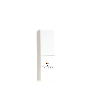 Nouveau stock – Tube de rouge à lèvres carré magnétique lesté en ABS de 3,5 g avec capuchon à vis, couleur blanche, pour baume à lèvres - Product Image 5