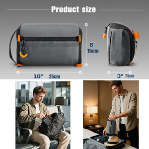 Bolsa Organizadora de Cables y Accesorios Electrónicos de Viaje, Personalizada de Fábrica, de Nailon y Poliéster, con Múltiples Compartimentos, Portátil - Product Image 3