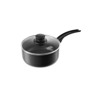 Winningstar <b>Sauce</b> Pan 2.1-3L Non-Stick Black With Lid For Stewing And Milk Making - Product Image 5