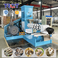 Machine extrudeuse automatique d'aliments pour poissons 2026 TRQT, machine de fabrication d'aliments flottants et coulants pour usage agricole