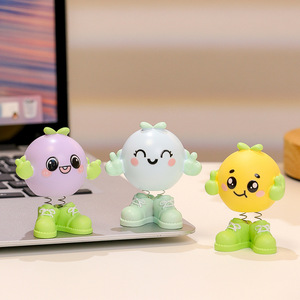 Spring Emoji Cartoon Figurine Resin Ornament Desk Decoration Office <b>Accessory</b> Trendy <b>Doll</b> Unisex Gift - Product Image 1