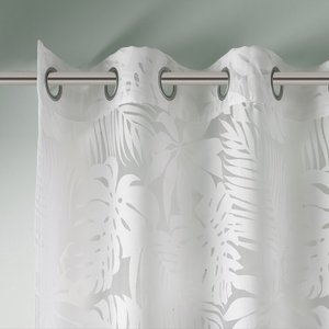 New Arrival Burntout Leaves Pattern Sheer <strong>Curtains</strong> Floral Sheer Grommet <strong>Single</strong> <strong>Curtain</strong> - Product Image 5