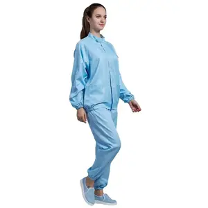 Food Industry Production Uniforms Comfortable Soft Dust-free Food Processing Uniform