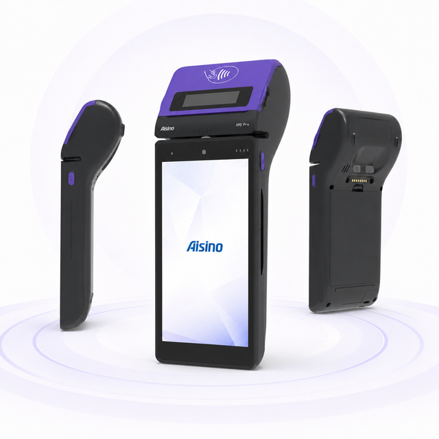 Android POS System Handheld Mobile Payment Terminal with USB Connectivity Bank Card Reader