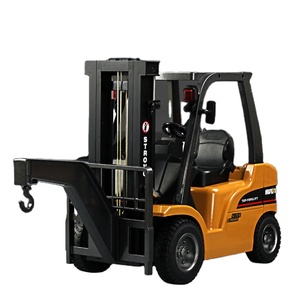 <span class=keywords><strong>HUINA</strong></span> 2020 <span class=keywords><strong>1577</strong></span> 8CH — chariot élévateur RC, en alliage 2 en 1, jouet avec lumière sonore, camion de Construction, nouveauté 1/10 - Product Image 3