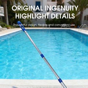 Perche télescopique réglable ODM personnalisée <span class=keywords><strong>pour</strong></span> aspirateur de <span class=keywords><strong>piscine</strong></span> – <span class=keywords><strong>Manche</strong></span> de nettoyage <span class=keywords><strong>pour</strong></span> aspirateur de <span class=keywords><strong>piscine</strong></span> - Product Image 2