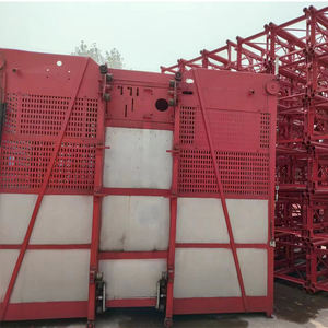 Elevador de construcción de <span class=keywords><strong>segunda</strong></span> <span class=keywords><strong>mano</strong></span> Elevador de construcción y polipasto de material de pasajeros con precio competitivo - Product Image 5