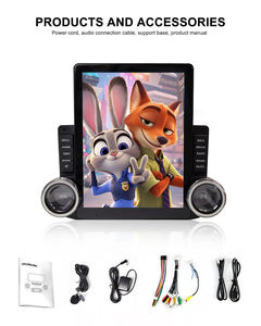 Pemutar Multimedia mobil 9.7 inci, tombol ganda <span class=keywords><strong>Din</strong></span> ganda Carplay Android Auto Bt Fm Wifi - Product Image 6