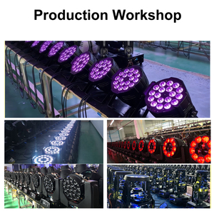 Avastron - Luces de Escenario LED RGBW de 18x10W, Ra90 CRI, Chips LED 4 en 1, Efecto Wash, Control DMX512 y Sonido, Carcasa de Aluminio, Venta al Por Mayor de Fábrica - Product Image 6