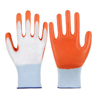 Gants en nylon résistants à l'usure, antidérapants, en nitrile, gants de protection pour le travail