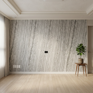 Precio Especial: Revestimiento de Pared de Chapa de Mármol Natural Impermeable de Lujo de 1-2 mm de Espesor para Baño y Comedor, Decoración del Hogar - Product Image 1