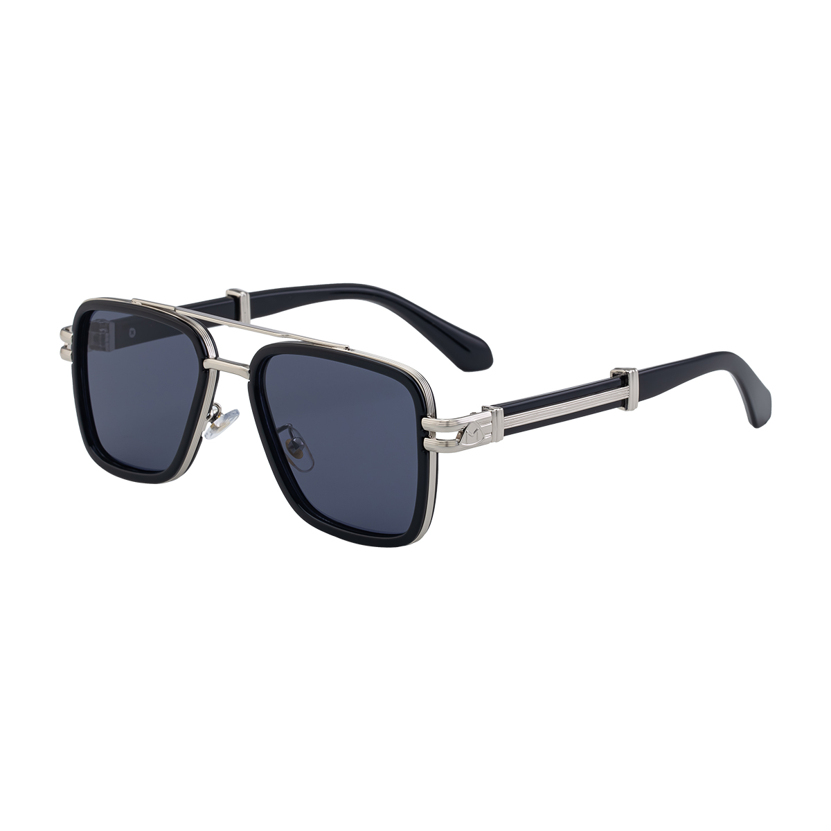 C4 Negro Plata Marco Gris