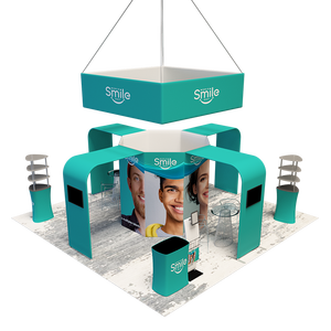 דוכן תערוכת יריד סחר ייצור עיצוב תאורת דוכן תערוכה עם תאורה אחורית 3X3 דוכן תערוכה סטנדרטי - Product Image 2