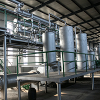 Système de condenseur de moteur automatique pour usine de pyrolyse de pneus usagés, échangeur de chaleur à refroidissement par eau, option en acier au carbone ou en acier inoxydable