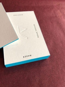 Cartes typogravées Sur Blanc Coton, Couleur Tranchant Laser Gravure <span class=keywords><strong>Écologique</strong></span> <span class=keywords><strong>Carte</strong></span> de <span class=keywords><strong>Visite</strong></span> - Product Image 4
