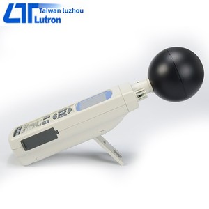 Medidor de Temperatura de Bulbo Húmedo Tipo Memoria Luchang WBGT-2010SD de Taiwán, Probador de Índice Térmico - Product Image 1