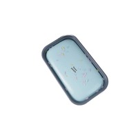 Jouet Squishy en Polyuréthane Ultra-Doux à Rebond Lent, Motif Gâteau au Lait Taro avec Paillettes, pour Soulagement du Stress et Décompression