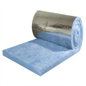 Manta de Lana de Vidrio de 60 mm con Revestimiento de Lámina de Aluminio <span class=keywords><strong>para</strong></span> Aislamiento de <span class=keywords><strong>Techos</strong></span>, Ignífuga, Ahorro de Energía, <span class=keywords><strong>Mejor</strong></span> Precio - Product Image 1