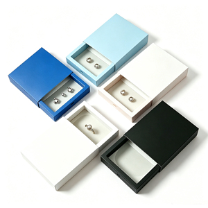 Caja de Regalo Cuadrada de PE con Película Flotante Transparente, a Prueba de Polvo, para Joyería, 14 Opciones de Color, Se Acepta Logotipo Personalizado, para Todo Tipo de Artículos Pequeños - Product Image 2