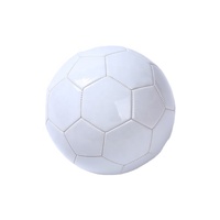 Ballon de Football en Cuir PVC Blanc Personnalisable Taille #5 Machine Cousu Nom Étoile Signable Football pour Cadeau