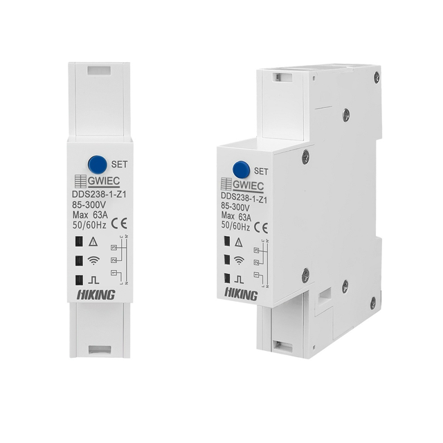 SMARTLIFE 18mm 63A WIFI Smart Bidirectional Energy Meter Voltage Current Protection 63A Timer Power Monitor kWh Meter Meter