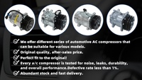 AC.100.3385 24V 10SR15C coche AC compresor vehículo A/C compresor Auto aire acondicionado piezas OE 2473006210 4471603020 4472801230
