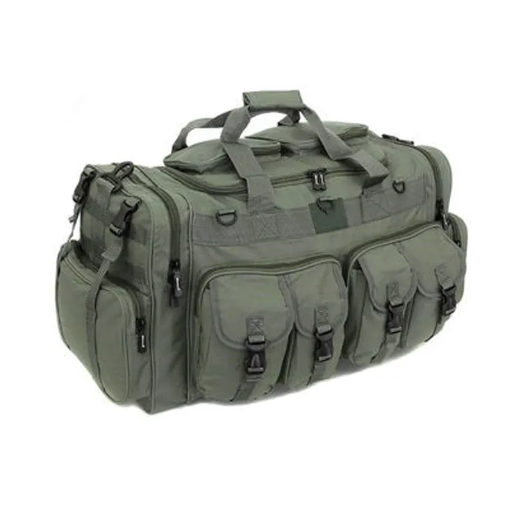 Wholesale large capacity tactical travel bag solid color camouflage hiking bag Multi-functional camping bag 600D Oxford cloth