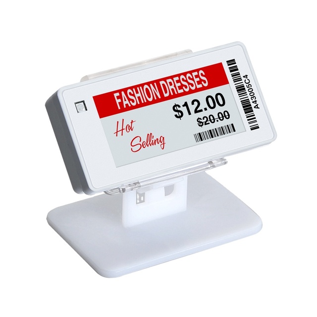 2.13 Inch E-ink Labels Supermarket Digital Price Tag System ESL Electronic Shelf Label