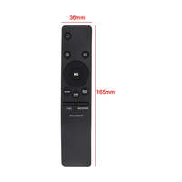 Télécommande universelle sans fil pour Samsung Smart TV Clavier ABS à code fixe avec batterie AAA Portée de 10m Fonctions vocales et bleues