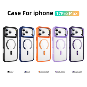 Coque de <span class=keywords><strong>téléphone</strong></span> portable transparente anti-jaunissement magnétique souple en TPU mignonne pour fille, protection intégrale pour iPhone 15 16 17 - Product Image 2