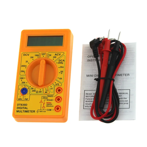 Multímetro Digital DT830D, probador de zumbador, multímetro eléctrico, medidor AVO, multímetro de mano - Product Image 1