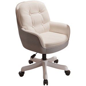 LingTuo Computer Chair Height Adjustable Swivel Office Chair For Home Study Bedroom Makeup Desk Use With Backrest Comfortable - Product Image 5