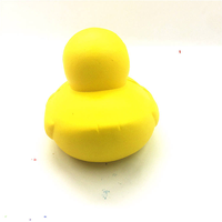 Vente en gros de squishies parfumés canard jaune à montée lente en mousse PU jouets anti-stress pour enfants dessin animé