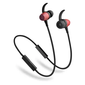 Bluuthuth Sport-auriculares magnéticos inalámbricos de madera con cable, Bluetooth 5,0, gancho para auriculares deportivos