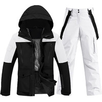 Combinaison de ski thermique confortable fabriquée en usine, imperméable, pour usage extérieur, vestes de ski imprimées, soldes d'hiver
