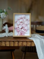 Boîte à cadre 3D DIY pour fleurs préservées, cadre en bois profond pour fleurs, bloc de cadre photo pour fleurs préservées, souvenir de mariage