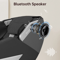 Silla de Masaje Corporal Completo 3D SL Track, Gravedad Cero con un Botón, 21 Programas Automáticos, 28 Bolsas de Aire, Control por Aplicación Bluetooth, Rodillos para Pies