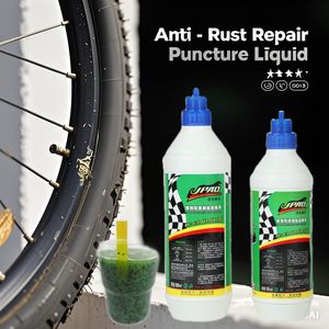 Herramientas profesionales de reparación de neumáticos <span class=keywords><strong>Kit</strong></span> de reparación de neumáticos Sellador e Inflador de <span class=keywords><strong>pinchazos</strong></span> antióxido - Product Image 2