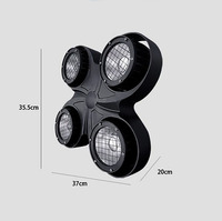 4X100W Blinders Étanche Scène Dmx512 Led Audience Cob Stage Blinder Lumière Blanc Chaud + Blanc Froid Réglable
