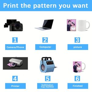 Mug à café personnalisé blanc de 11 oz, article promotionnel, mug en céramique de 11 oz imprimé par sublimation, blancs - Product Image 4