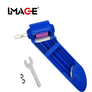 Afilador de Brocas Portátil, Amoladora Manual con Disco de Pulir de Corindón de Cromo de 80 Granos, Herramienta para Brocas de Metal - Product Image 1