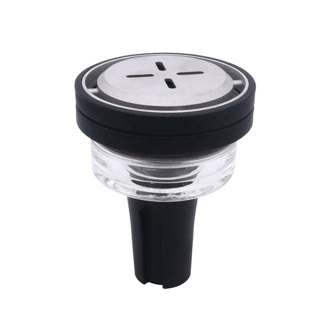 High Quality Customizable Factory Wholesale Portable Hookah Head Shisha Bowls Silicone + Glass + Metal Crystal Lacquer