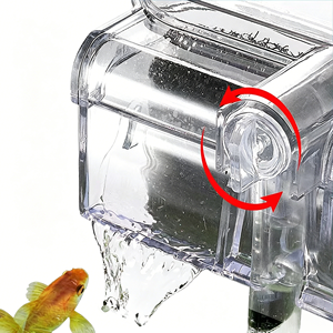 Filtro de Acuario Silencioso Premium, Bomba de Oxígeno con Flujo en Cascada, Filtro de Plástico Transparente para Peceras Pequeñas, Uso Diario - Product Image 2