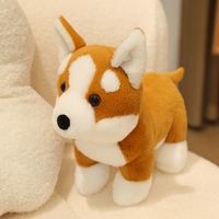 Peluche personnalisée de haute qualité, simulation d'animal, chien Corgi, avec faible MOQ