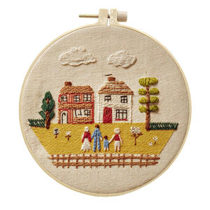 Kit <span class=keywords><strong>de</strong></span> broderie artisanale DIY Kit <span class=keywords><strong>de</strong></span> broderie personnalisé pour débutants au <span class=keywords><strong>point</strong></span> <span class=keywords><strong>de</strong></span> <span class=keywords><strong>croix</strong></span> - Product Image 2