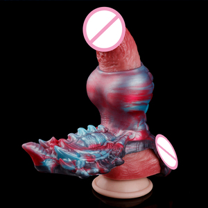 Anillo para pene con diseño de dragón, estimulador de clítoris y punto G de silicona, producto para parejas, gran venta. - Product Image 2