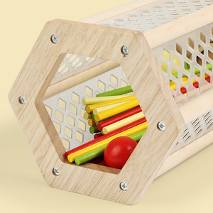 Gioco Educativo Montessori Youlebei Due-in-uno: Torre di Equilibrio in Legno con Palline e Bastoncini <span class=keywords><strong>per</strong></span> Contare, Giocattolo Interattivo <span class=keywords><strong>per</strong></span> Bambini - Product Image 3