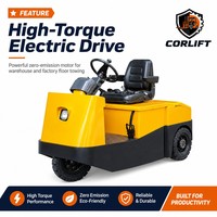 Guanshun QDD-1 Oturmalı Elektrikli Çekici, Lityum-İyon Akülü, AWD, 1150mm Çatal Uzunluğu ve 560/685mm Çatal Genişliği, Dolu Lastikli
